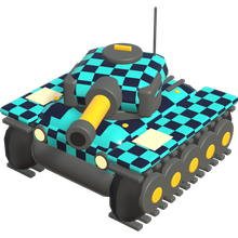 Checker pattern tank